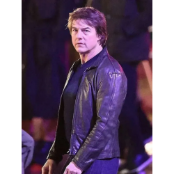 Tom Cruise Mission Impossible 8 Leather Jacket